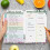 Magnetic Weekly Meal Planner Notebook with 52 Sheets For-Type A 6