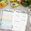 Magnetic Weekly Meal Planner Notebook with 52 Sheets For-Type A 7