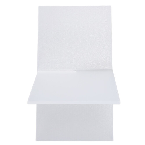 Sleek Acrylic Book Holder Transparent Design 1