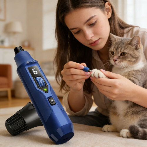 Professional brightened Pet Nail Device With Dust-Pink 2
