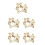 250St Draadrollers Beige Onbewerkt Perfect Voor DIY Projecten 5