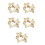 250St Draadrollers Beige Onbewerkt Perfect Voor DIY Projecten 8