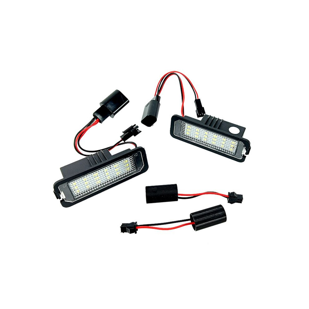 1 Pair License Plate Led License Lamp Plate For Altea Auto Parts Light 6132795442070