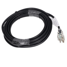 Water Pipe Protection Heat Cable With Build In Thermostat, Snow De Icing Cable Featuring Rapid Heating And Lighted Plug, Outdoor Extension Cord With