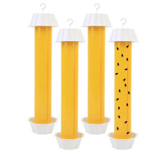 Hanging Sticky Fly Traps for Outdoors and Indoors, Non-Toxic Fly Catcher for House Flies, Moths, Gnats, 10 Pack
