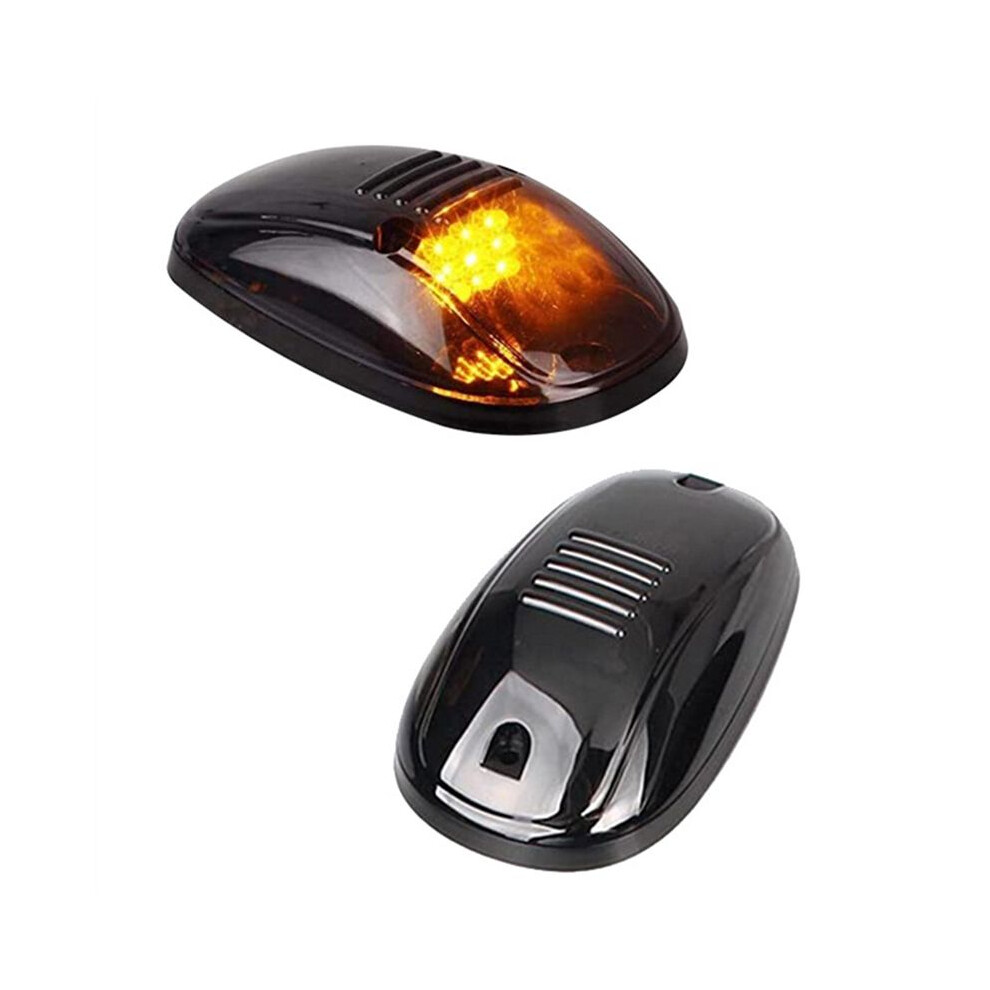 9 Led Car Cab Roof Lights For Truck Suv Led 12V Smoked Lens Lamp Car External Lights Black/Amber 4711820484708