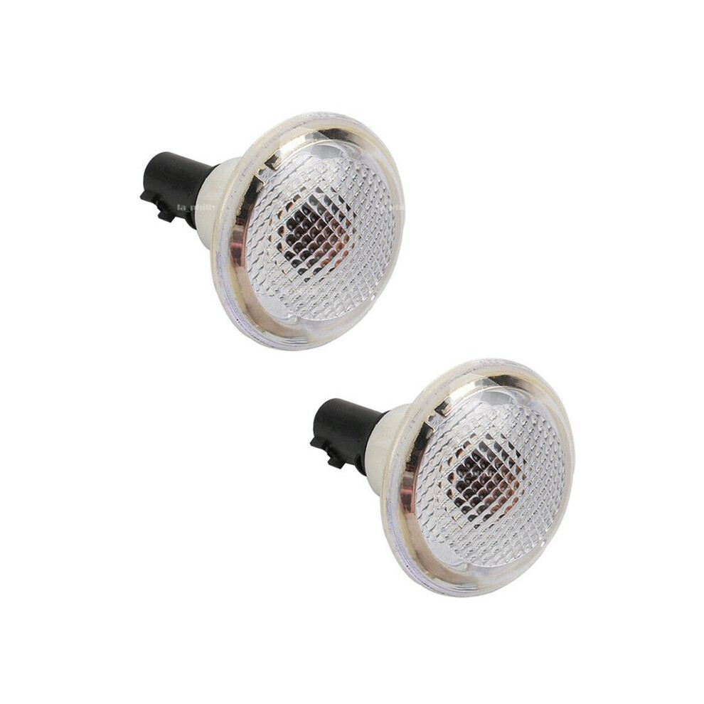 1Pair Car Side Lamp Clear Round For L322 2003-2012 Xgb500020 Light/White 4712755585669