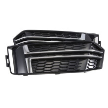1Pair Car Air Guide Grille Front Bumper Grille(LH+RH)8W0807681F 8W0807682F for A4 2016-2020