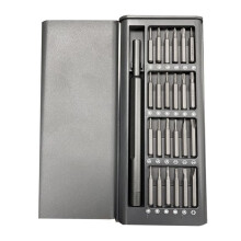 Jeu de Tournevis de PréCision MagnéTique, Jeu de  Tournevis de Poche 25 en 1, Petit Kit de RéParation pour TéLéPhone Portable/PC/CaméRa