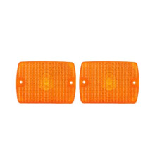 Auto Voorbumper Licht Cover 56001378 CH2520111 voor   YJ 1987-1995 Richtingaanwijzer Cover Geel