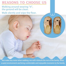 Zapatillas de Fregona para Perros de Dibujos Animados, Zapatillas de Microfibra para Limpiar el Polvo, Zapatos de Fregona Desmontables para Oficina,