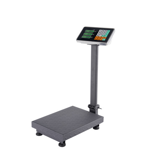 LCD Digital Personal Floor Postal Platform Scale 100KG/220lbs Black