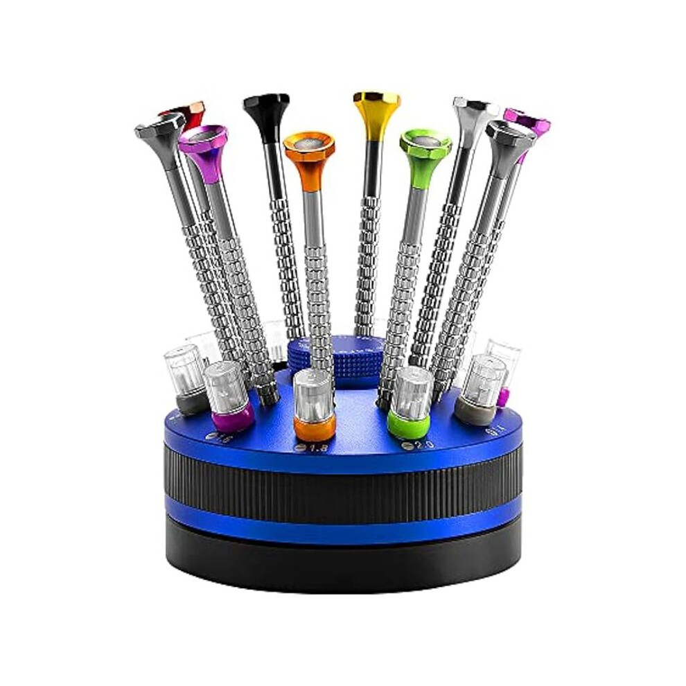10Pc Precision Slotted And Crosses Screwdriver Set Different Size With Extra Replace Blades Watchmakers Tool For Jewelry 4712781798224