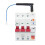 Tuya  WiFi RS485 3P+N MCB Breaker Prepaid Meter Timer  Voltage Current Protector Voice Control 63A Adjustable 1