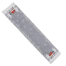 Grey Christmas Tablecloth Xmas Decoration Supplies Fabric Table Runner Christmas Table Decoration