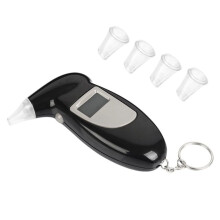 Etilometro Etilometro, Rilevatore di Alcool a Soffio Montato Portatile, Etilometro con Display LCD Digitale