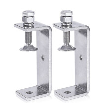 Zacisk WytrzymałY Zacisk Metalowy Zacisk C Zacisk C do ObróBki Drewna Zacisk C z Szerokim Rozwarciem SzczęK (130 MM), 2 SZT