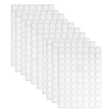 700Pcs Double Sided Dot Stickers Removable Round Clear Sticky No Trace Sticky Stickers for Festival Decoration 20mm