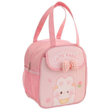 Bolsa de Almuerzo Kawaii para NiñAs, Linda Lonchera, Bolsa Aislante, Bolsa de Mano Reutilizable para Trabajo FríO o Caliente, Rosa