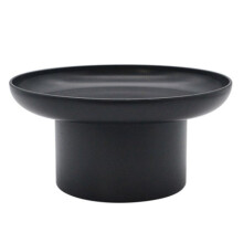 ABS Fruit Perfume Cosmetics Tray Black White Round Decorative Tray Organizer Home Decoration Board Simple Storage BoardB