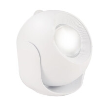 LED-Wandkandelaar Bewegingssensor, 3 Kleuren Zonsondergang Wandlamp voor Slaapkamer, Wandlamp, Oplaadbare Fotoverlichting Wit