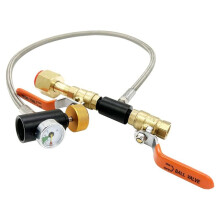 CGA-320 Adaptador de Recarga de Cilindro de CO2 Soda Maker Mangueira Conector Tanque de Carbonatador de Troca de CO2 para Encher Garrafa de