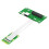 PCI-E to PCI-E X4 Extension Cable Riser Cable with High Speed FPC Cable with Magnetic Pad, B 1