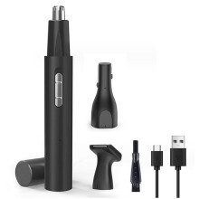 Ear and Nose Hair Trimmer for Men Women USB Rechargeable Nose Hair Trimmer IPX7 Waterproof Trimmer Nose Clippers