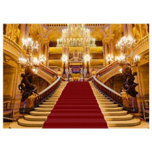 210X150cm Luxury Palace Photography Backdrops Chandelier Arches Hotel Backdrops Photo Studio Background Cloth