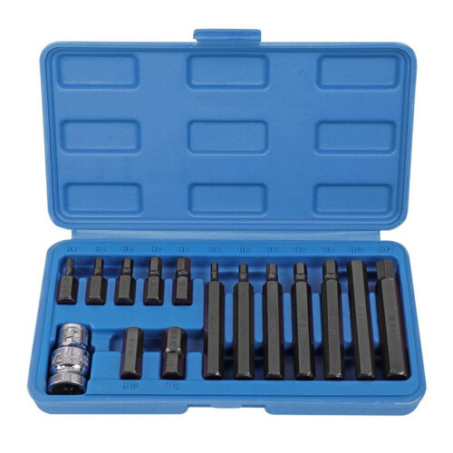 15-Piece Hexagon Socket S2 Screwdriver  Hexagon Star Screwdriver Set 1