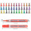 Packung mit glitzernden Acrylfarben-Markern,-12 Farben/Karton 4