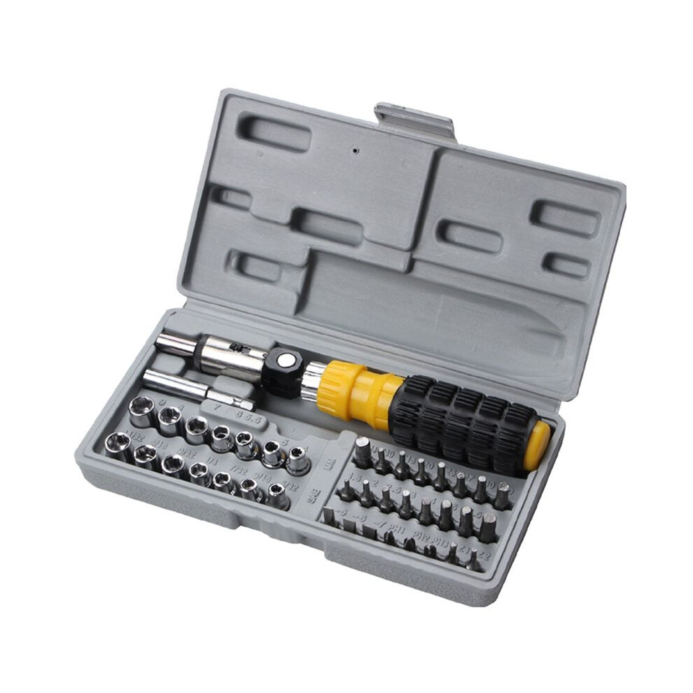 41-Piece Multifunctional Screwdriver Set Tool Screwdriver Socket Wrench Combination Socket Wrench 4713517886383