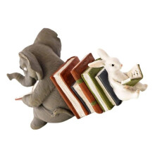 BüCherregal, BuchstüTzen, Heimdekoration, BüCherregale, Tierfigur, Elefant, Kunsthandwerk, Tierdekoration, Rasendekoration