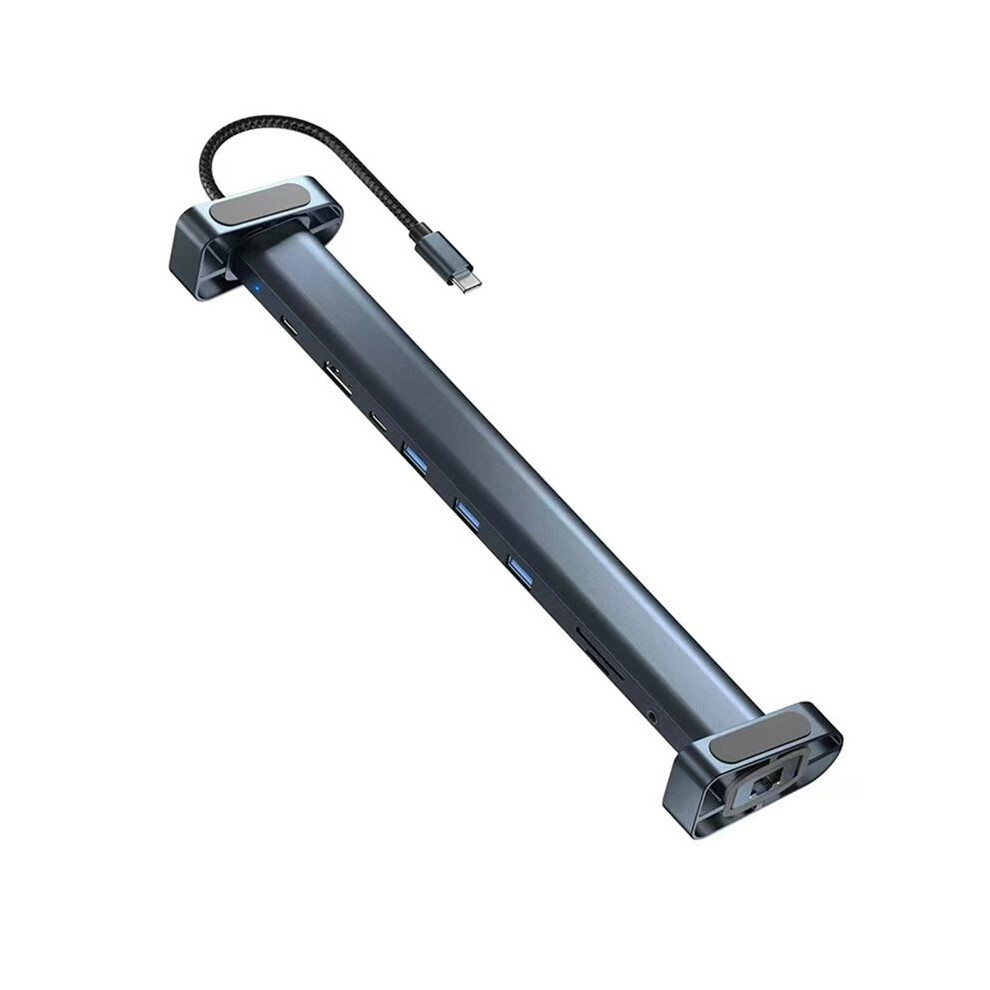 10-In-1 Usb C Hub Multi-Port Splitter Adapter Usb Type-C To 3.0Usb Pd100w Docking Station Laptop Stand 6033991030477