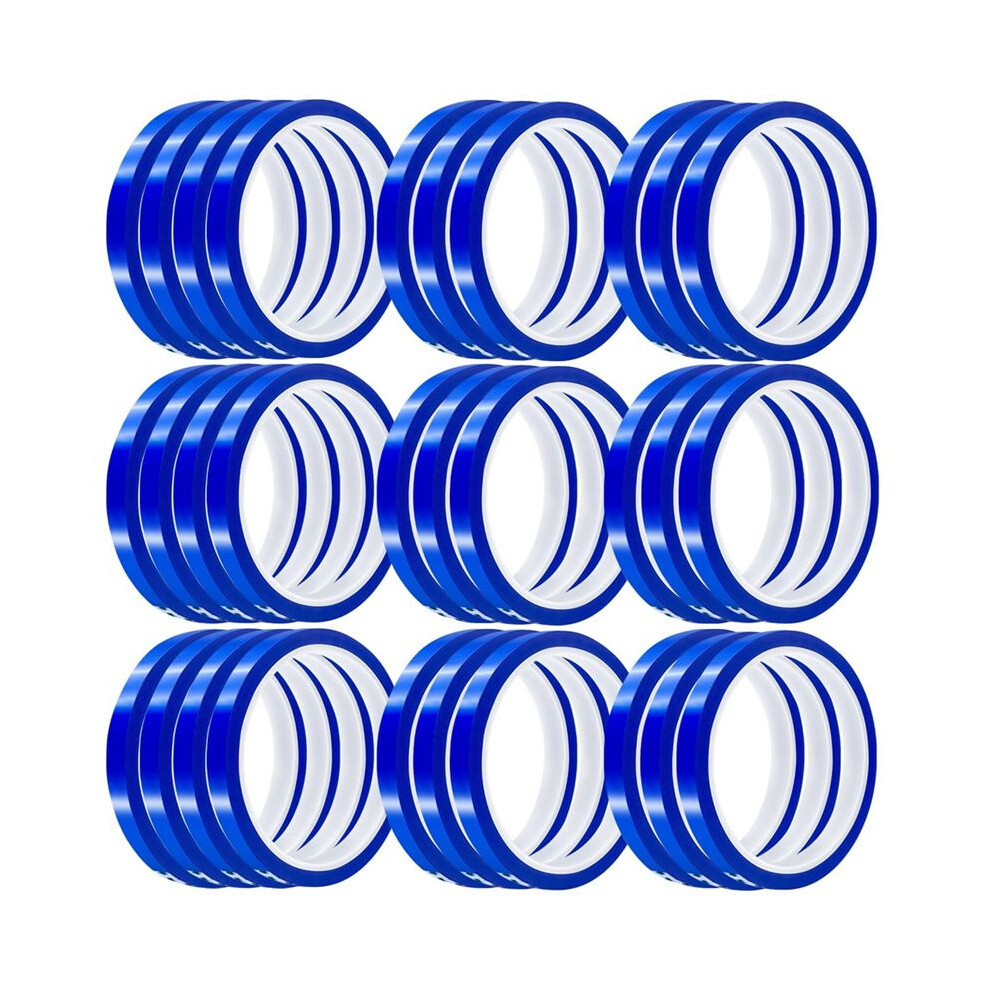 30 Rolls Sublimation Heat Tape,Heat Transfer Tape For Sublimation Glass Cup Mug Fabric Heat Press Tape,10Mm X 33M(108Ft) 4714166314326