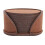 50PCS Round  Coaster Dining Table Protector Pad Heat Resistant Cup Mat Coffee Tea Hot Drink Mug Placemat,Brown 1
