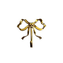 BåGkrok EnkelhäNgare Guld KläDkrokar BåGformad VäGgkrok VäGghäNgande KläDkrok BadrumsväGgkrok,B