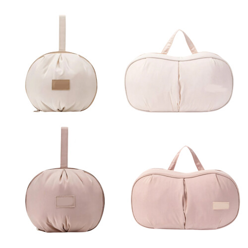 Space Saving Elastic Pocket Underwear Storage Bag For-Pink 1 1