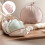 Space Saving Elastic Pocket Underwear Storage Bag For-Pink 1 3