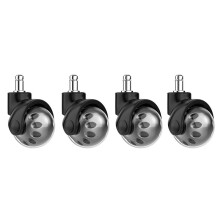 4PCS Office Chair Replacement Wheel - Quiet & Smooth Gliding - 2 Inch Heavy Duty Rolling Chair Casters,Gray