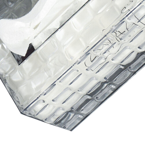 Minimalistischer Taschentuchhalter Wand Silber