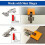 ABS Plastic Hinges Mounting Guide For DIY Projects And-blue 7