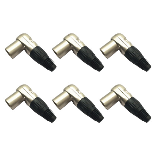 Connecteurs de microphones XLR stables 3/4/5 broches mâle-6 2