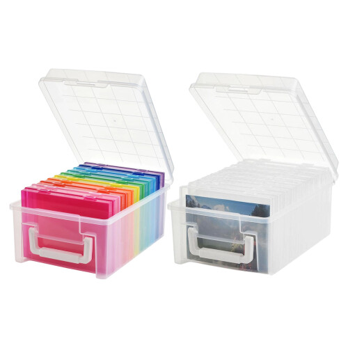 Easy Access Plastic Pictures Organiser Multipurpose-color 2
