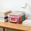 Stackable Clear Colored Memory Box Perfect For Keeping-Clear 5