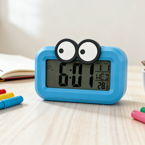 Night Light Digital Alarm Clock Battery Operated Clock with-2 2