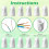 100Pcs Heatproof Ceramic Wire Nuts Safe Twist Wire Cap For 4