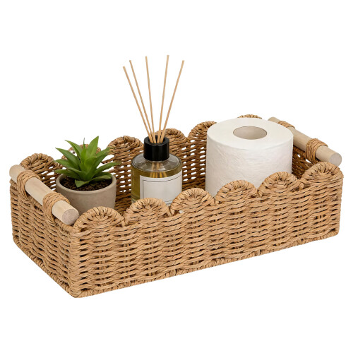 Handwoven Storage Basket With Sturdy Handle For Home 1