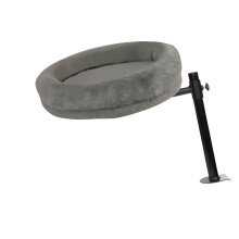 Iron Polyester Puss Rest Twist Suspended Bed Against-dark gray