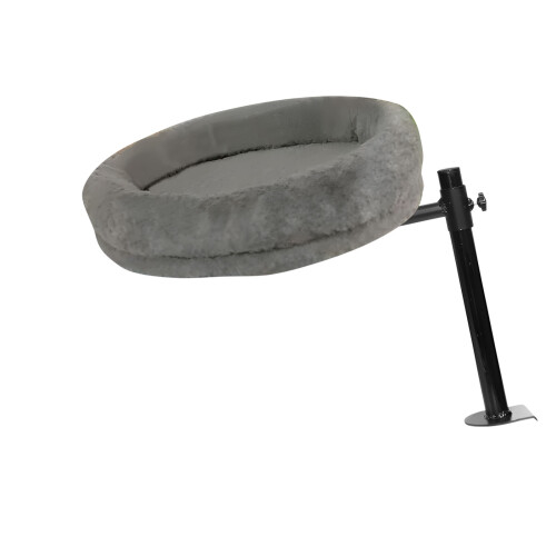 Iron Polyester Puss Rest Twist Suspended Bed Against-dark gray